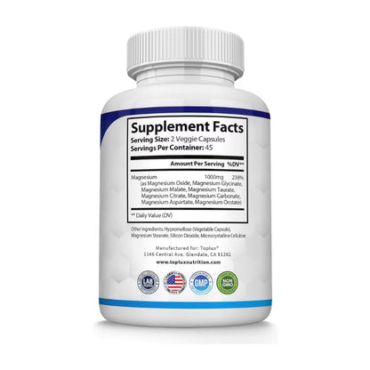 Magnesio Complex Toplux® Nutrion 🇺🇸